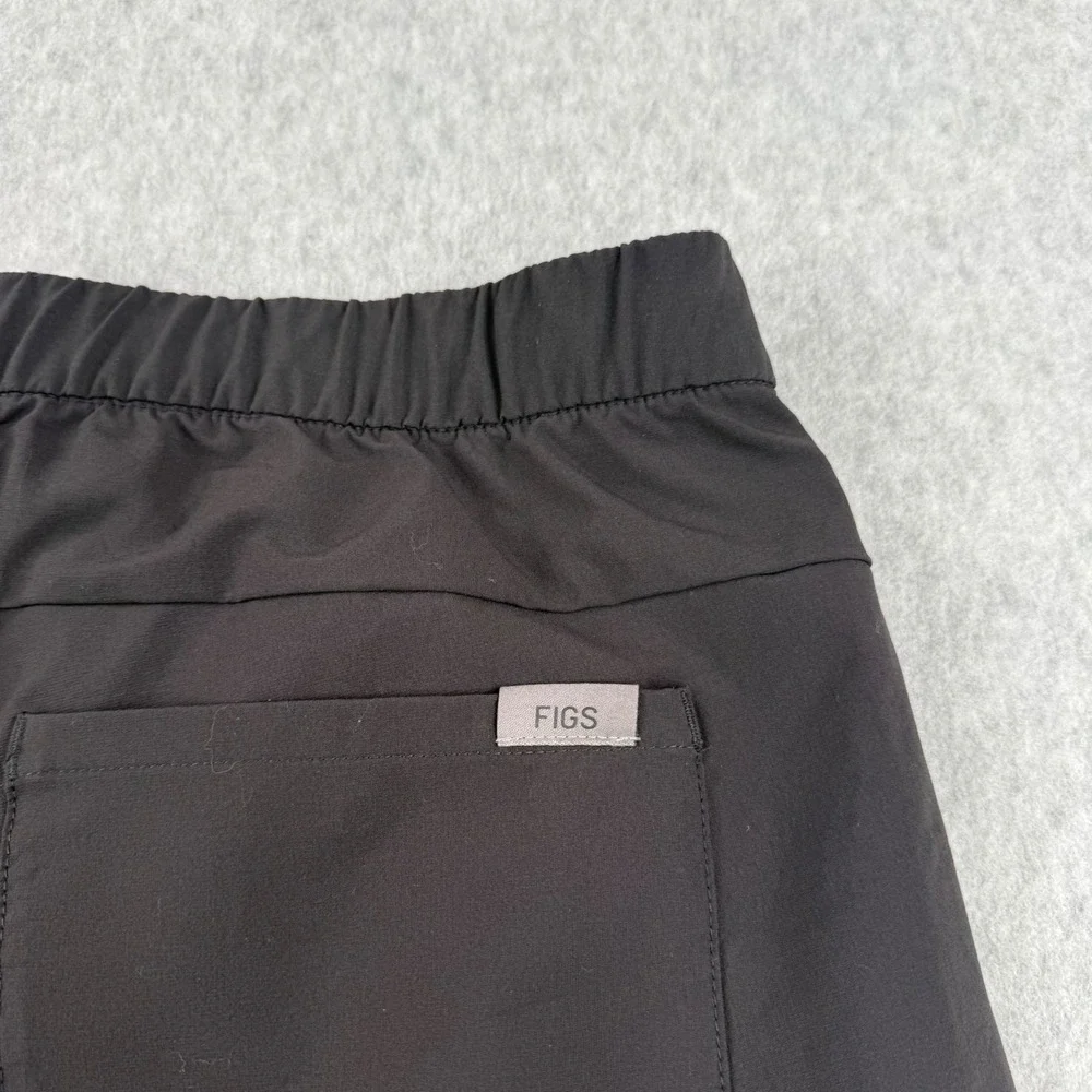 FIGS Pro Pants Mens Medium Black Scrub Joggers Stretch Drawstring Medical 30